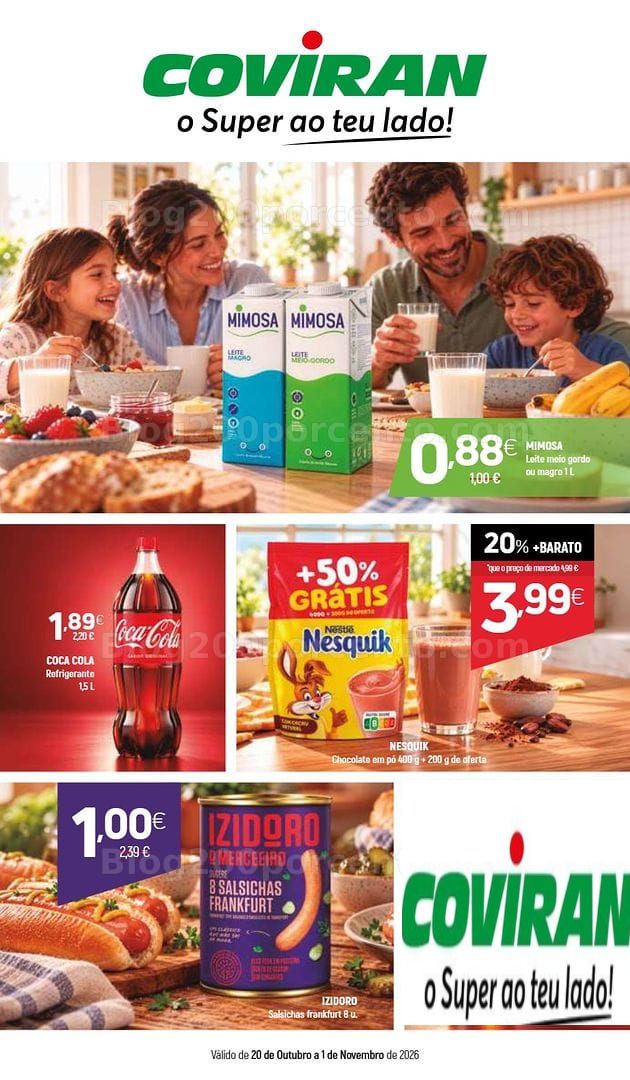 Antevisão Folheto COVIRAN Promoções de 20 outubro a 1 novembro